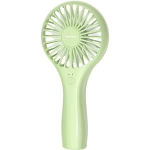 TriPole Mini Handheld Fan 5000mAh Battery Operated Small Fans 2 Speeds Powerful Personal Portable Fan Cute Design USB Rechargeable Electric Fans for Eyelash Makeup Kids Women Men Outdoor Travel, Black(Green)